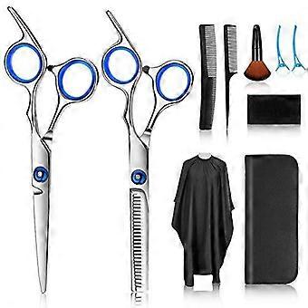 Stylish Stainless Steel Ergonomic Hair Scissors Set For Salon Or Home Use