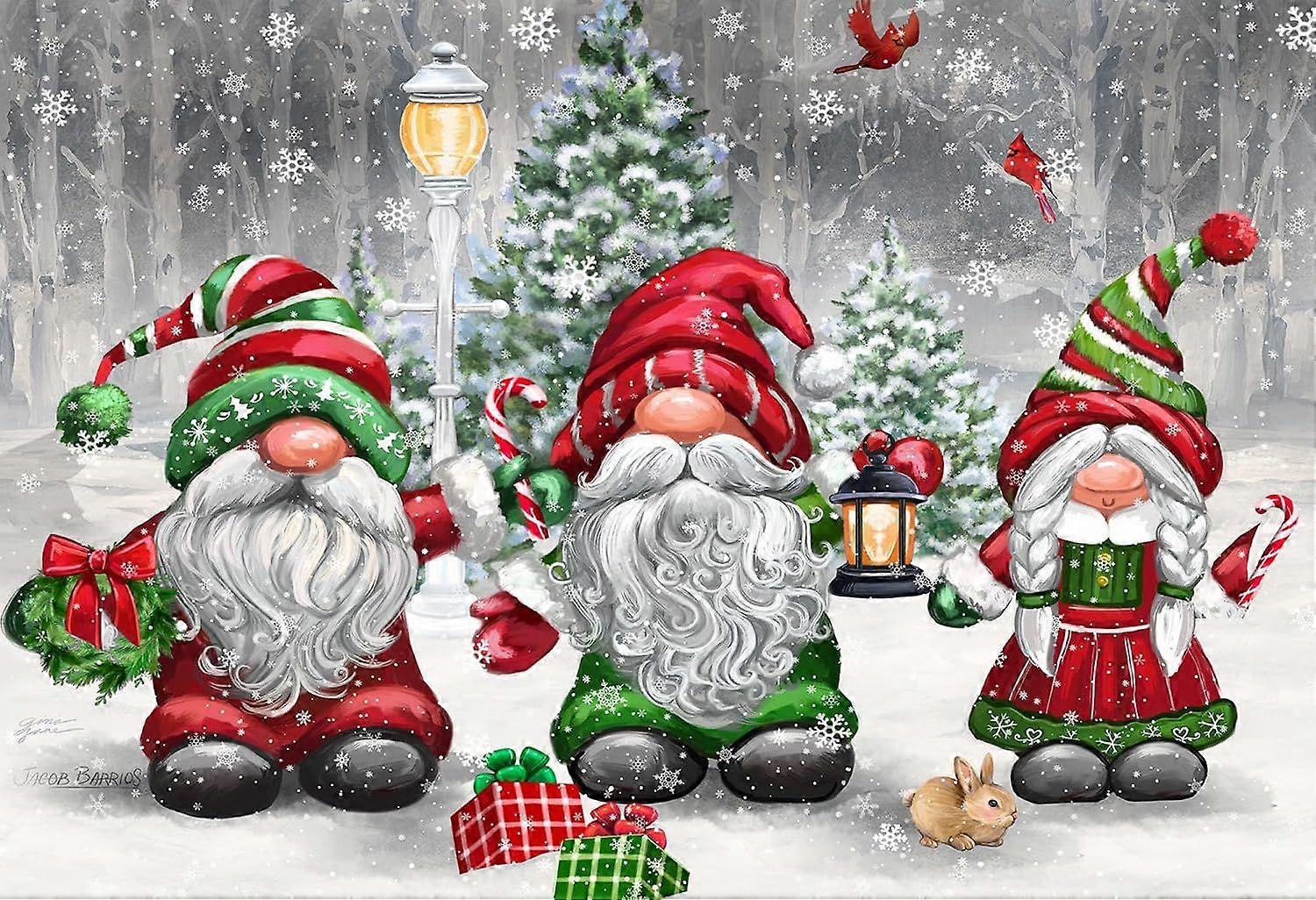 Christmas Gnomes Brain-Teasing Puzzles JI-1789