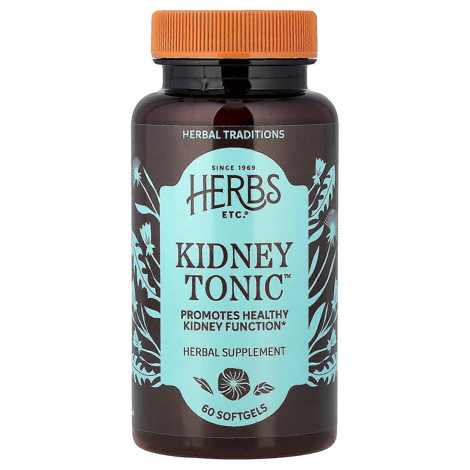 Herbs Etc., Kidney Tonic , 60 Softgels