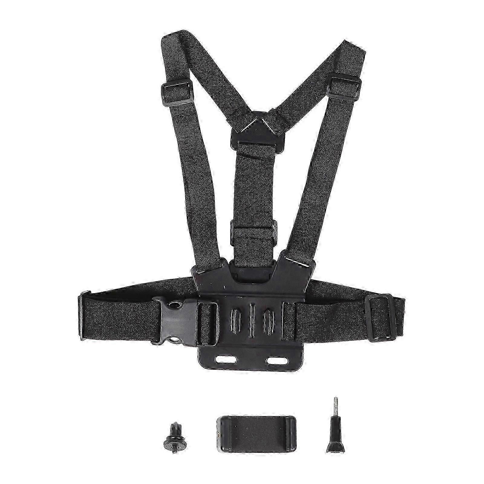 Sports Camera Strap Camera Chest Strap for Fixing Use 1Set Adjustable Polyester ABS
