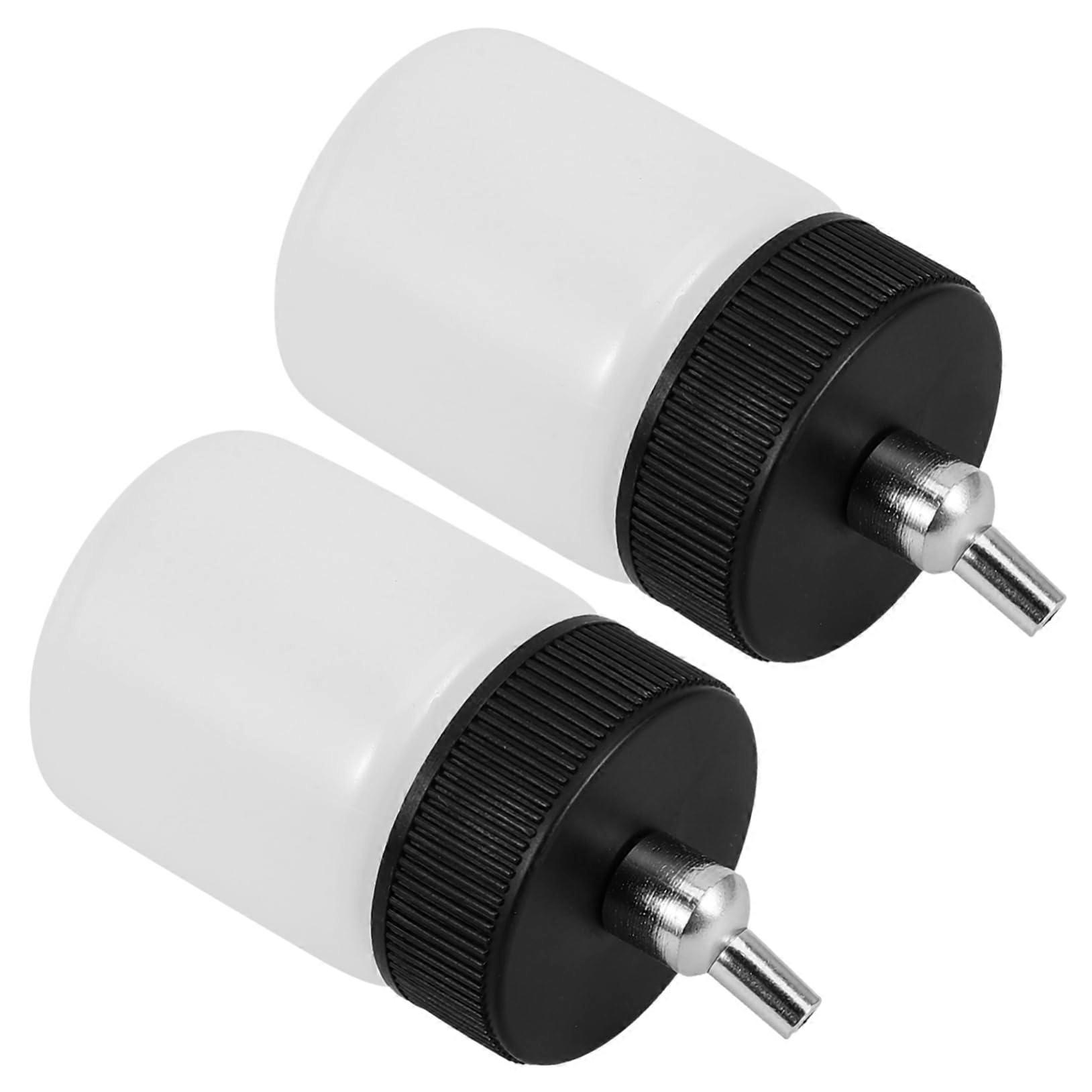 Airbrush Paint Cup 2pcs Set, Replaceable Split Type Pot for Fast Color Conversion and Long Painting Session