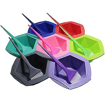 7pcs Hair Color Bowl Set, Salon Hair Dye Hair Coloring Tint Mixing