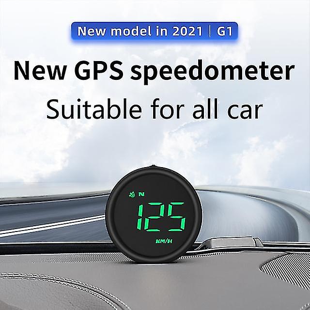 ユニバーサルスピードメーターマルチファンクションGPSヘッドアップディスプレイデジタルオンボードコンピュータ用車のトラックボートHud Rpm Mphスピードアラーム