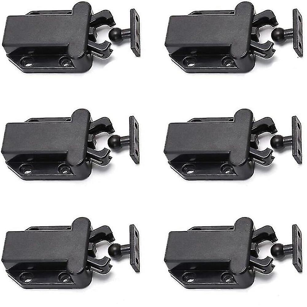 Touch Release Cabinet Latches 6 Pieces Push To Open Non Magnetic Drawer Latches Cabinet Closet Furniture Door Cabinet Touch Latch - Snngv