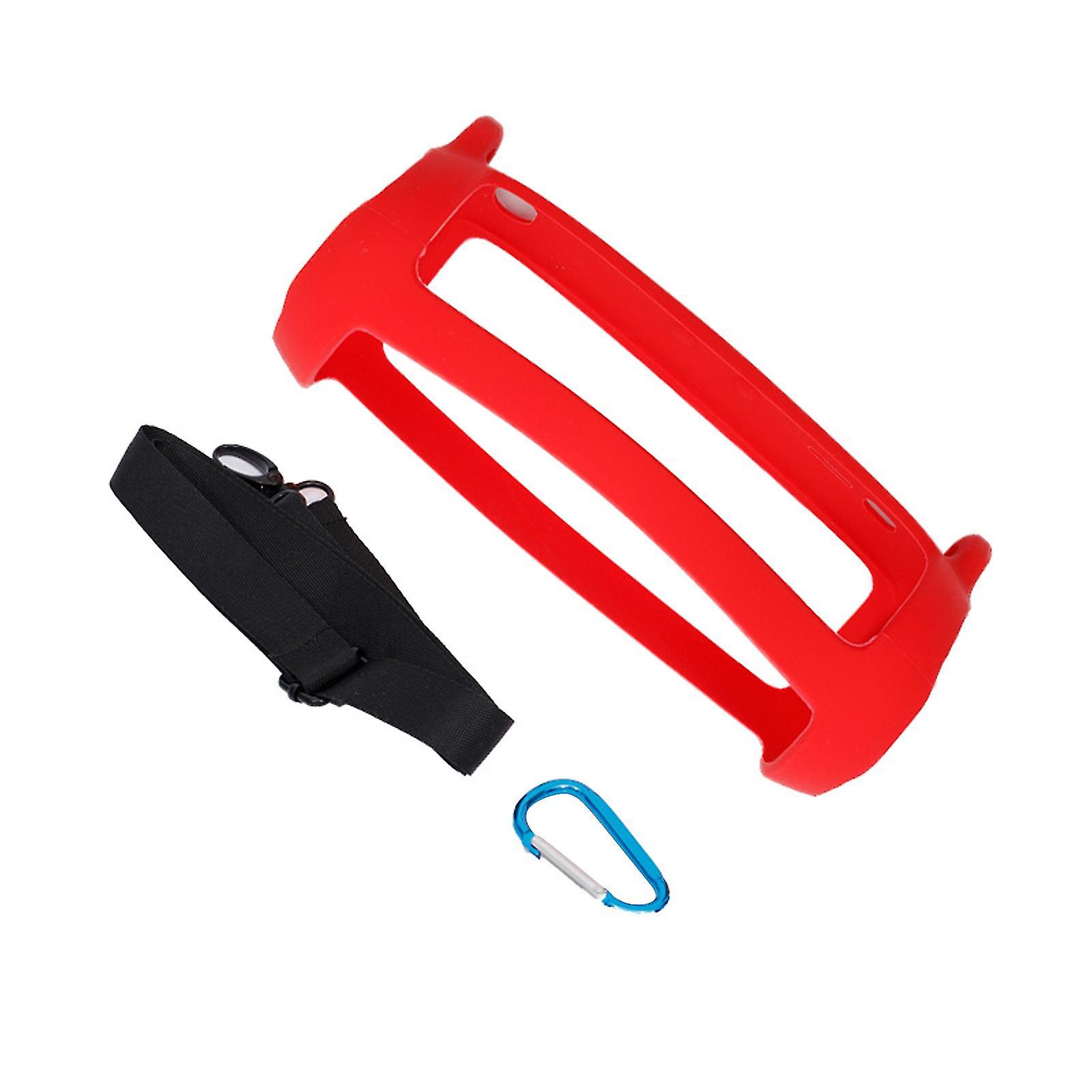 Compatible With Jbl Flip 5 Speaker Protective Case Cover Portable Travel Bag Storage Case With Shoulder Strap Climbing Hook