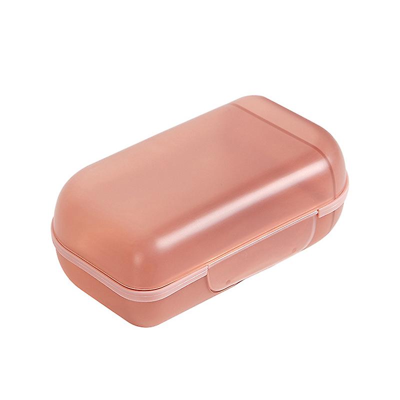 Portable Sealed Round Shampoo Bar Soap Holder Box Case Container Home Travel