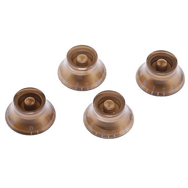 5x4 Pieces Acrylic Volume Tone Control Knobs for LP Electric Guitar Gold