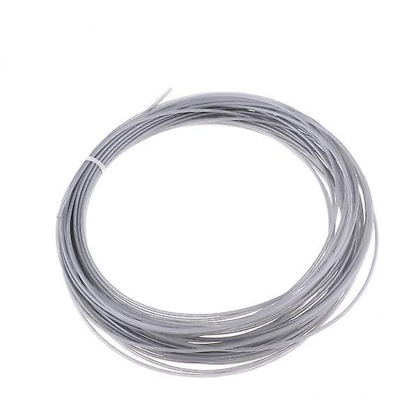 3x12m Tennis Racket Racquet String High Elastic Thread Line Gray