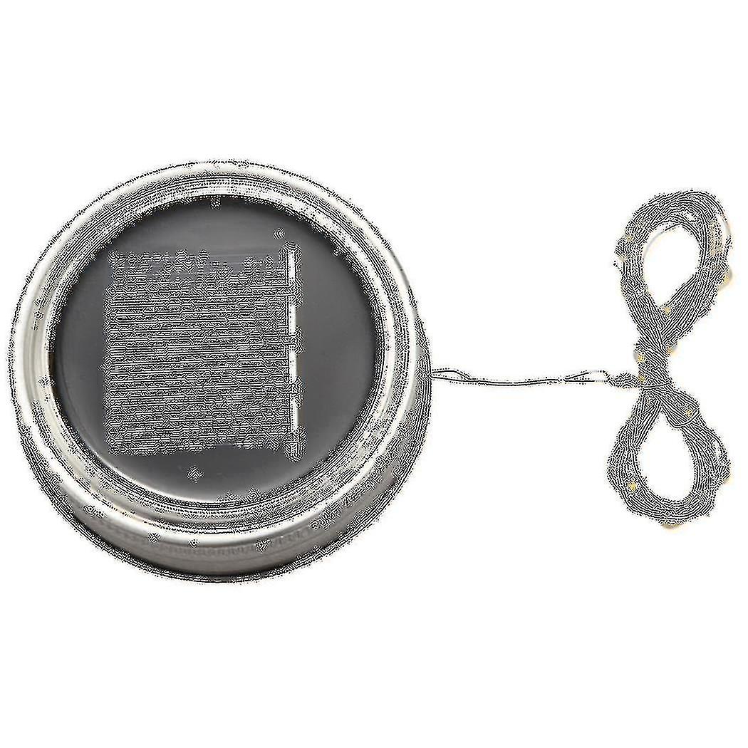 Solar Mason Jar Lid Lights, 6 Pack 20 Led String Fairy Star Firefly Jar Lids Lights,6 Hangers Inclu