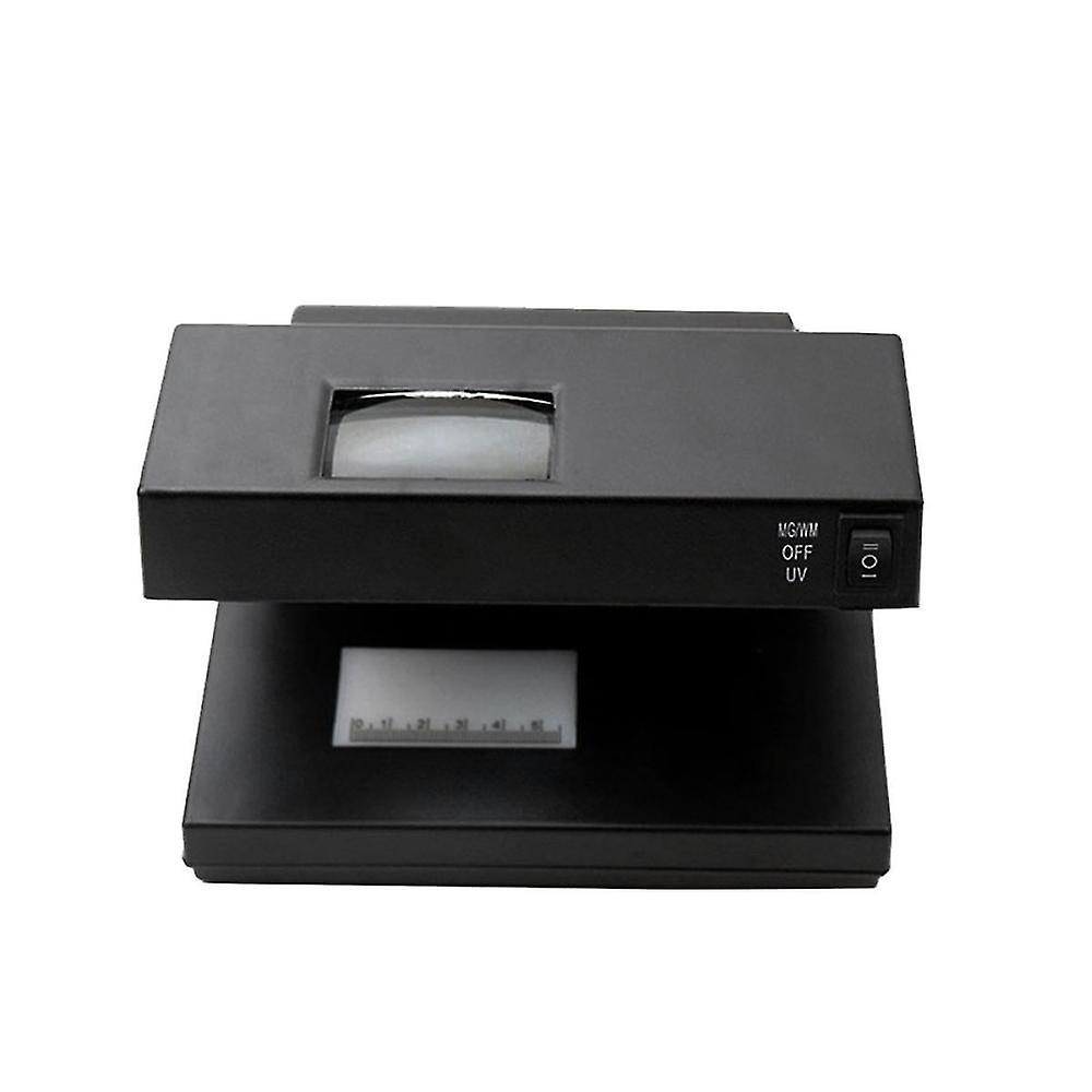 Portable Desktop Bill Money Detector Cash Banknotes Notes Checker Support Uv And Magnifier Us Plug