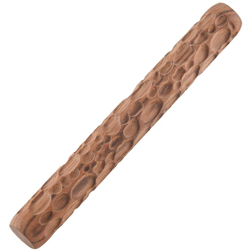 Wood Hand Rollers For Clay Stamp Clay Pattern Roller Ceramic Tools Carved Texture Printing Mud Roll