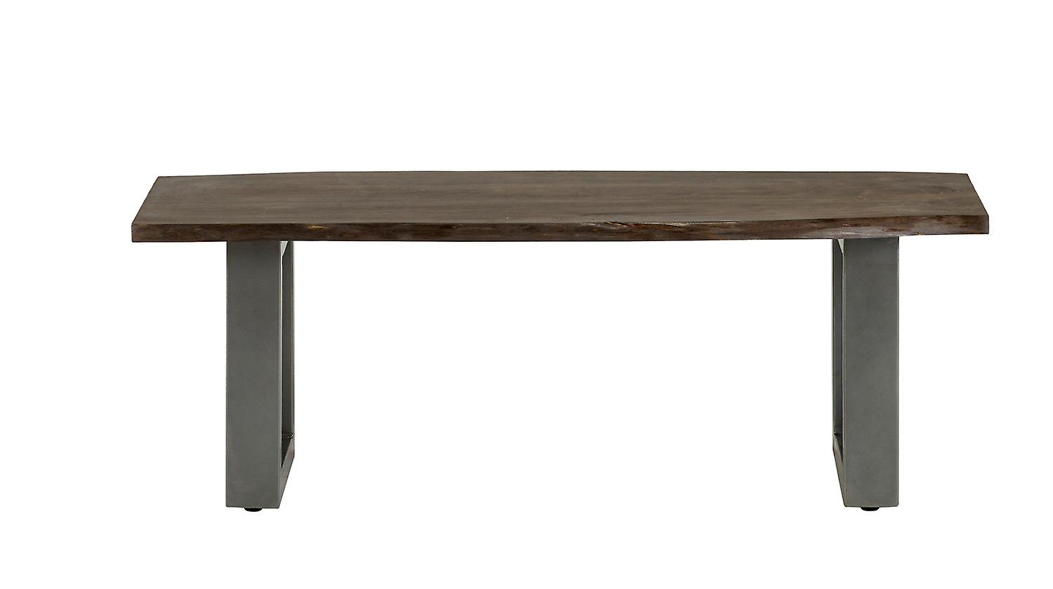 Dining Bench Grey Essential Live Edge