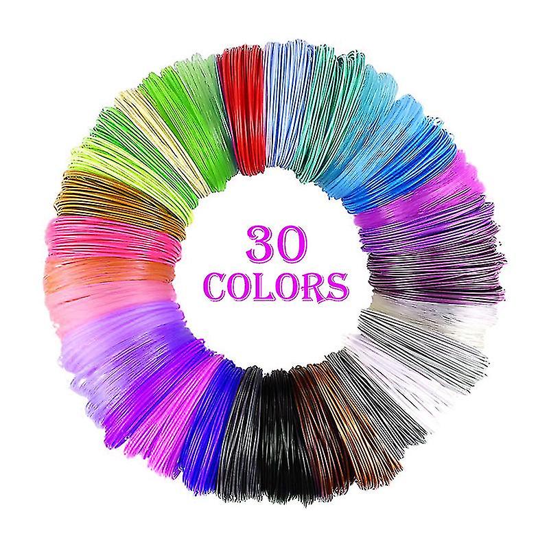 עט תלת מימד מילוי נימה Pla 3D עט הדפסה 3m 30 צבעים