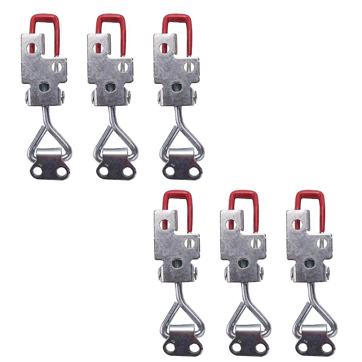 Pull Latch Clamp 6pcs Pull Action Latch Adjustable Toggle Clamp 150kg 330lbs Holding Capacity