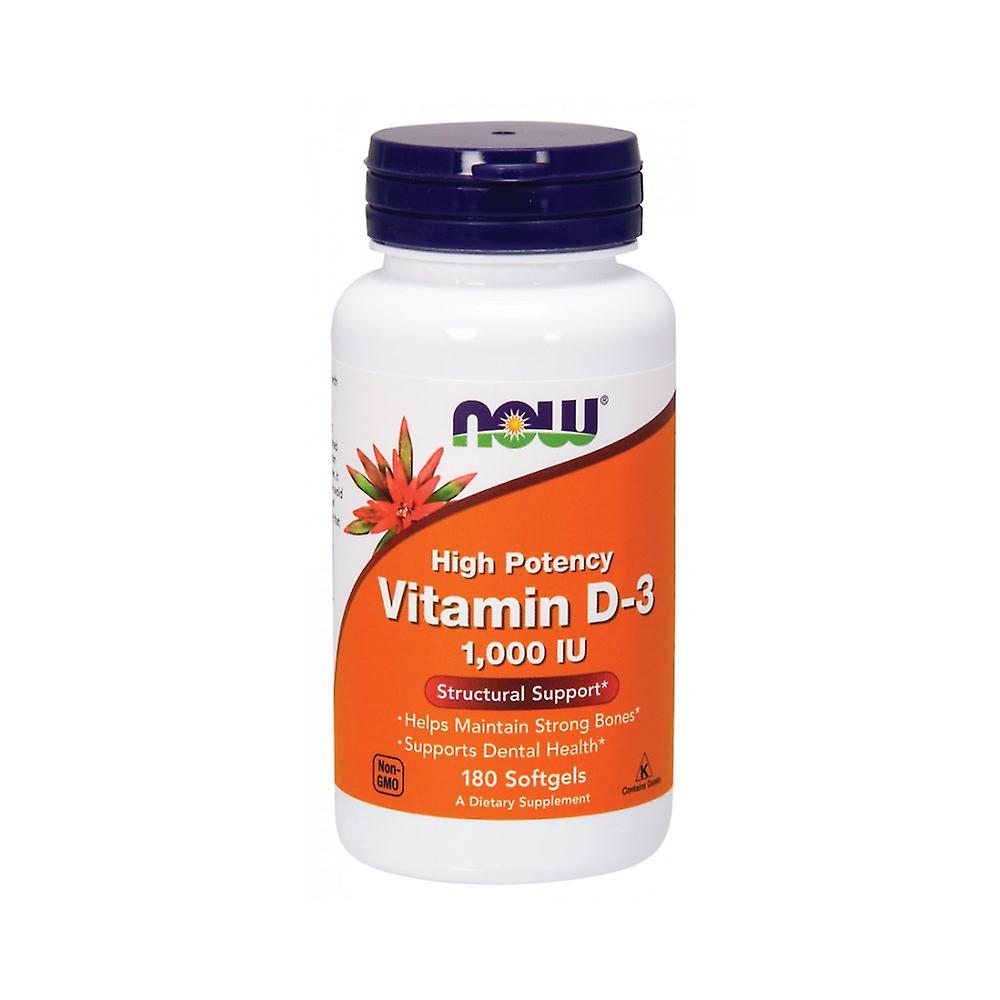Dietary supplements NOW Foods Witamina D3 1000 Iu (180 capsules) 3692