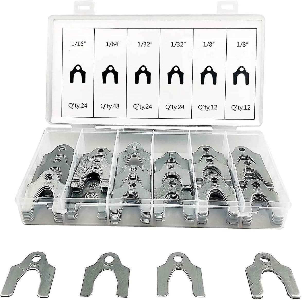 144pcs Auto Alignment Body Shim Assortment Set - 1/16" To 1/8"