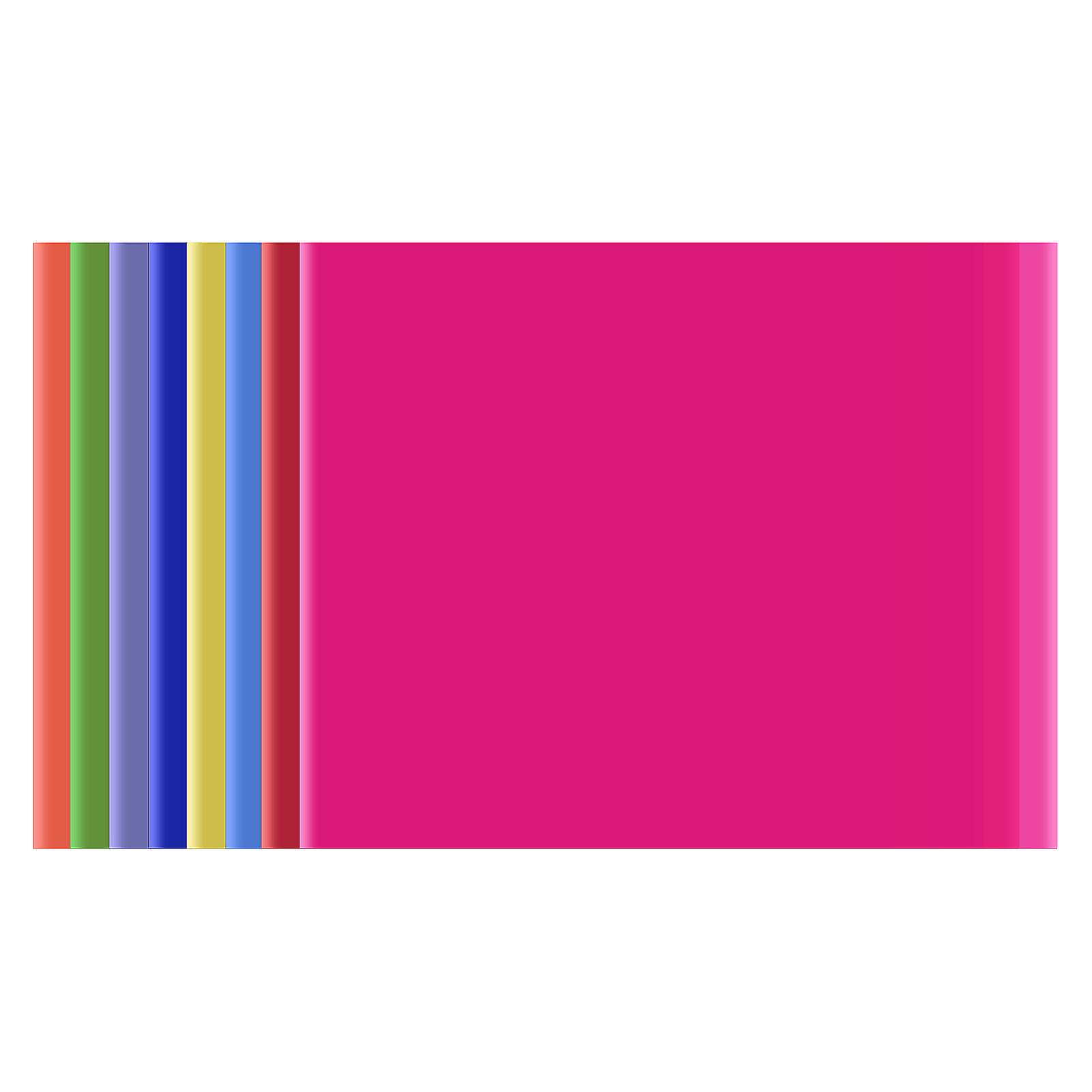 8 Colors/set Pet Transparent Gel Lighting Filter