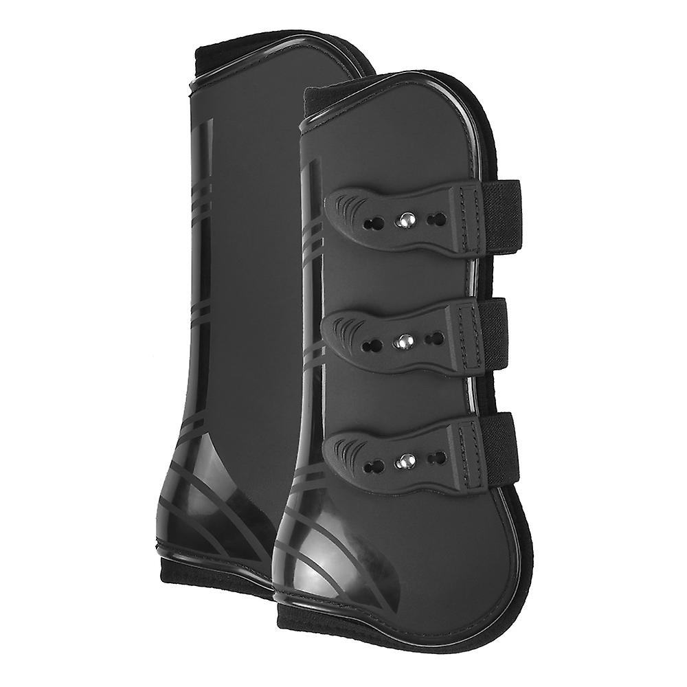 2 PCS Adjustable Horse Leg Boots Equine Front Leg Guard Equestrian Tendon Protection Neoprene Horse