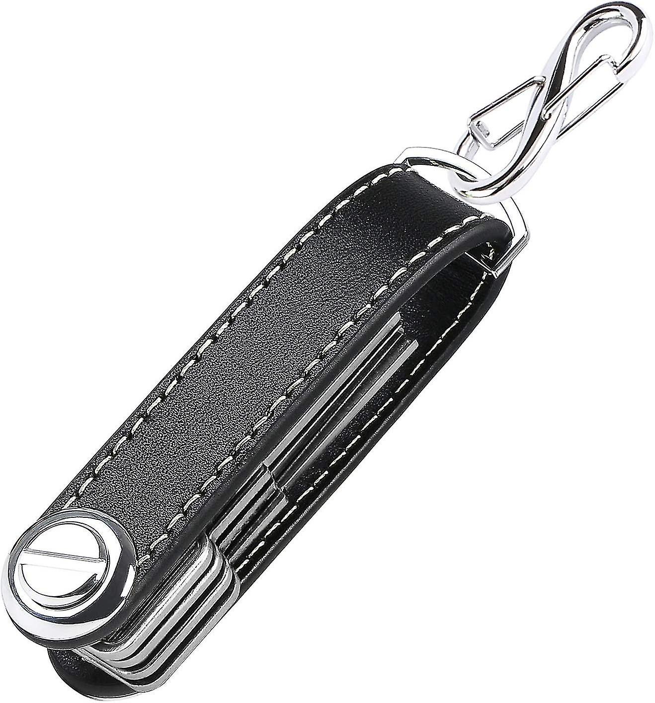 Leather Keychain | Men's Key Rings | Detachable Keychain | Pocket Smart Key Fob, Stylish Gift Box (c