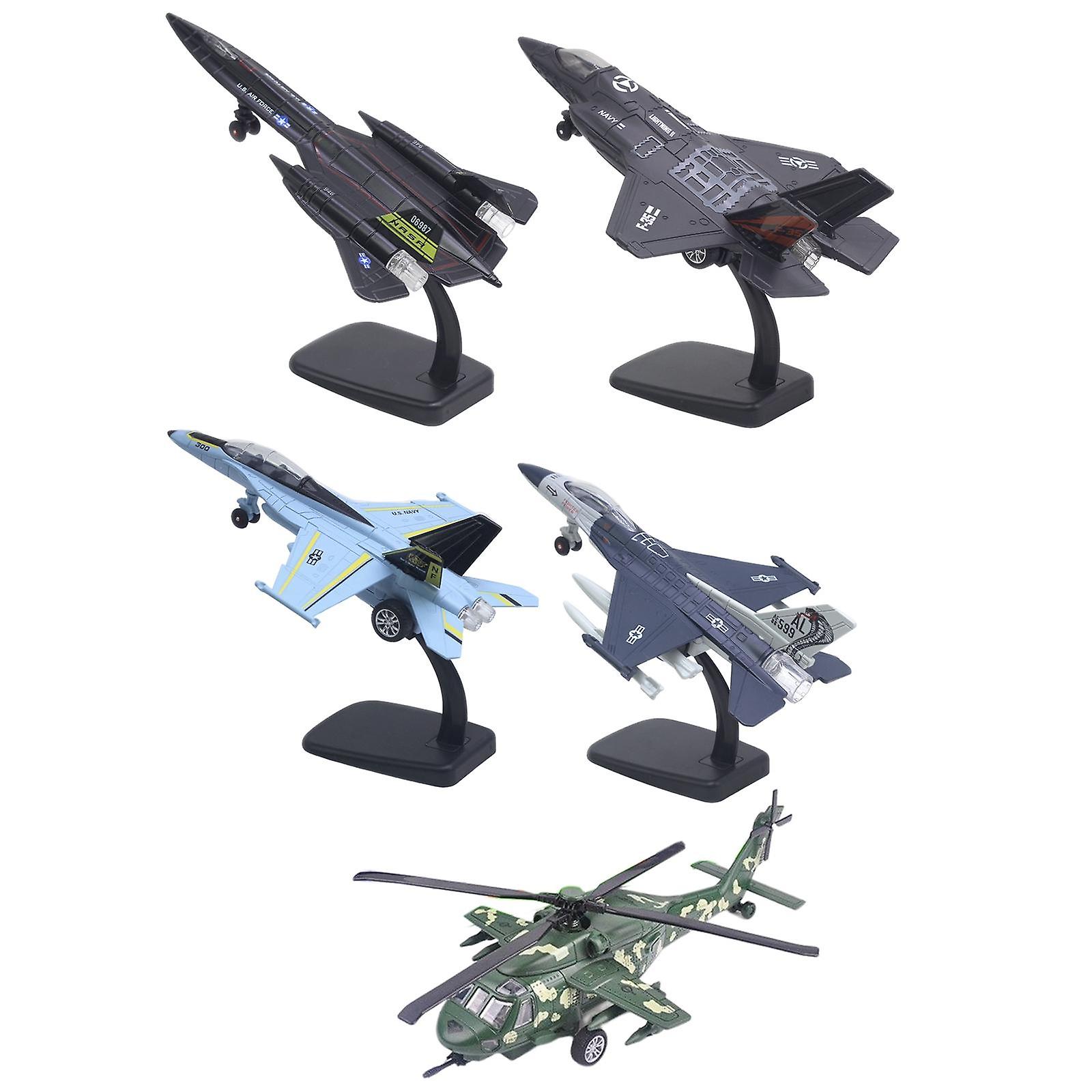 1:10 Airplanes Model with Light and Music Aircraft for Table Office Decor