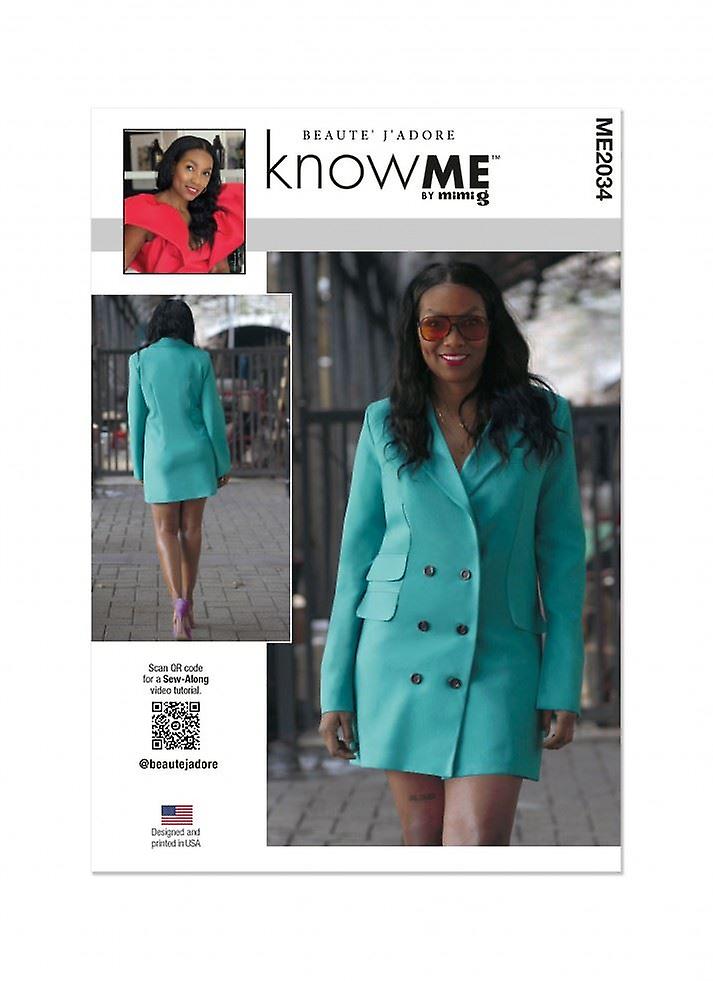 Know Me Paper Sewing Pattern 2034