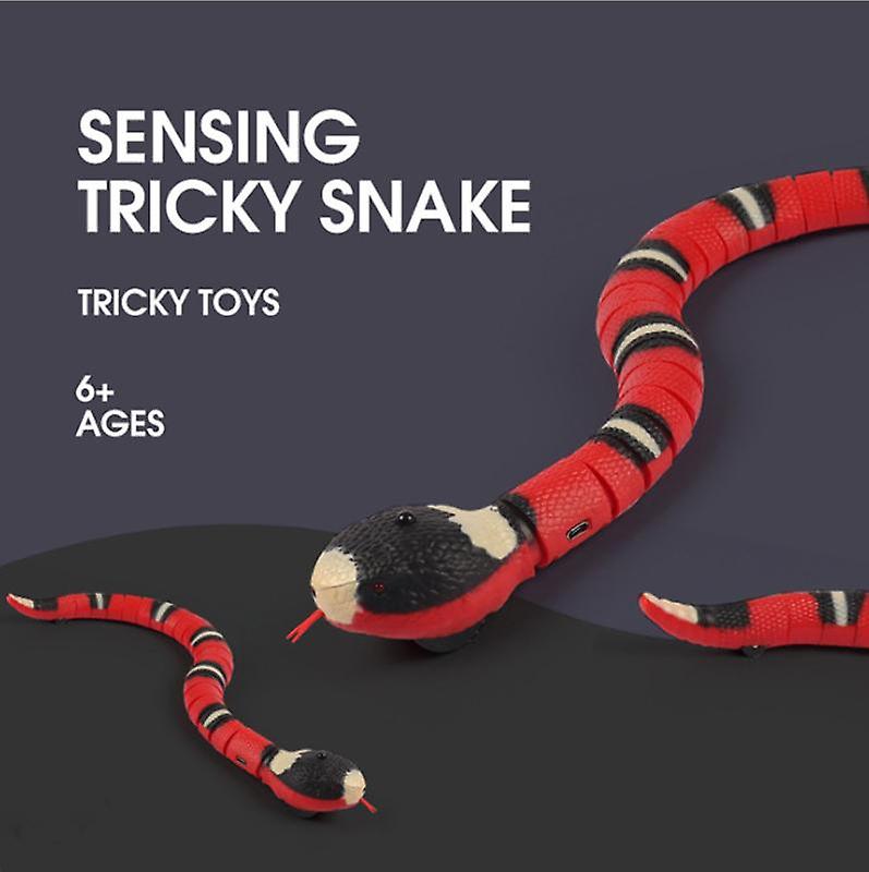 Pet Cat Toy Smart Sensing Snake Toys Cats USB Charging Electron Interactive Toy