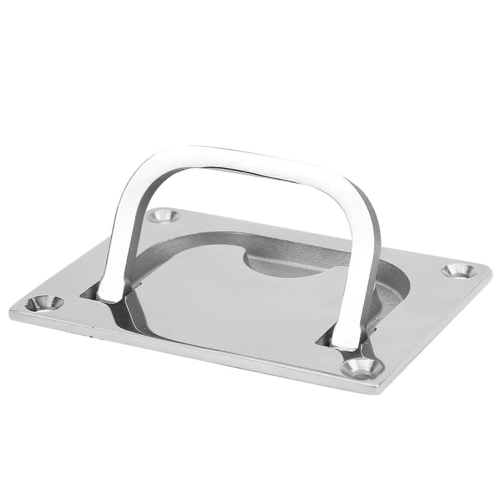 316 Stainless Steel Boat Deck Hatch Handle Square Corrosion Resistant Mirror Polished Surface
