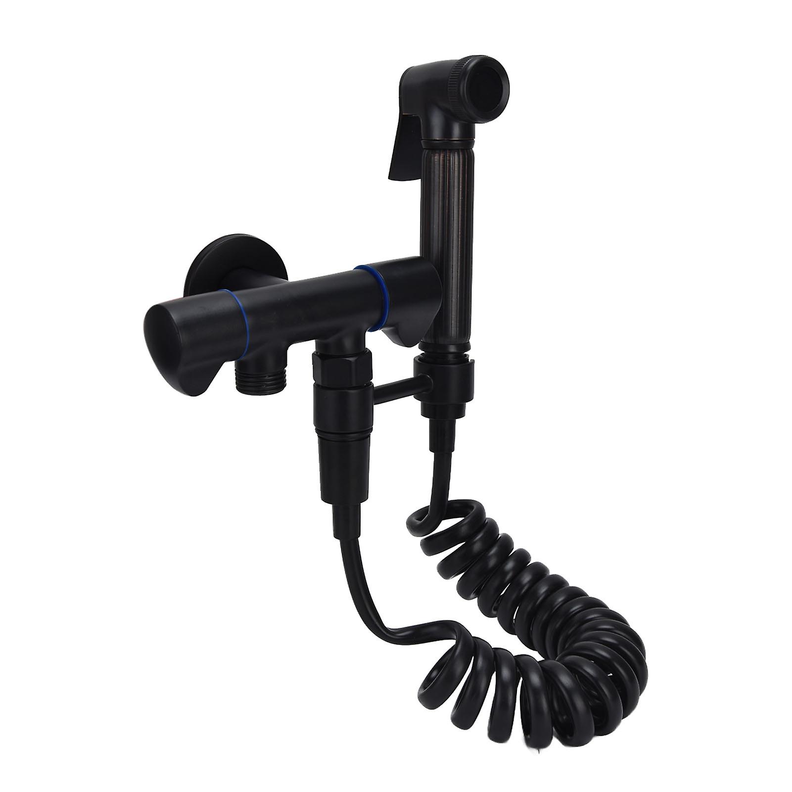 Ensemble de douchette de bidet à angle, filetage mâle G1/2, en cuivre, accessoire de salle de bain