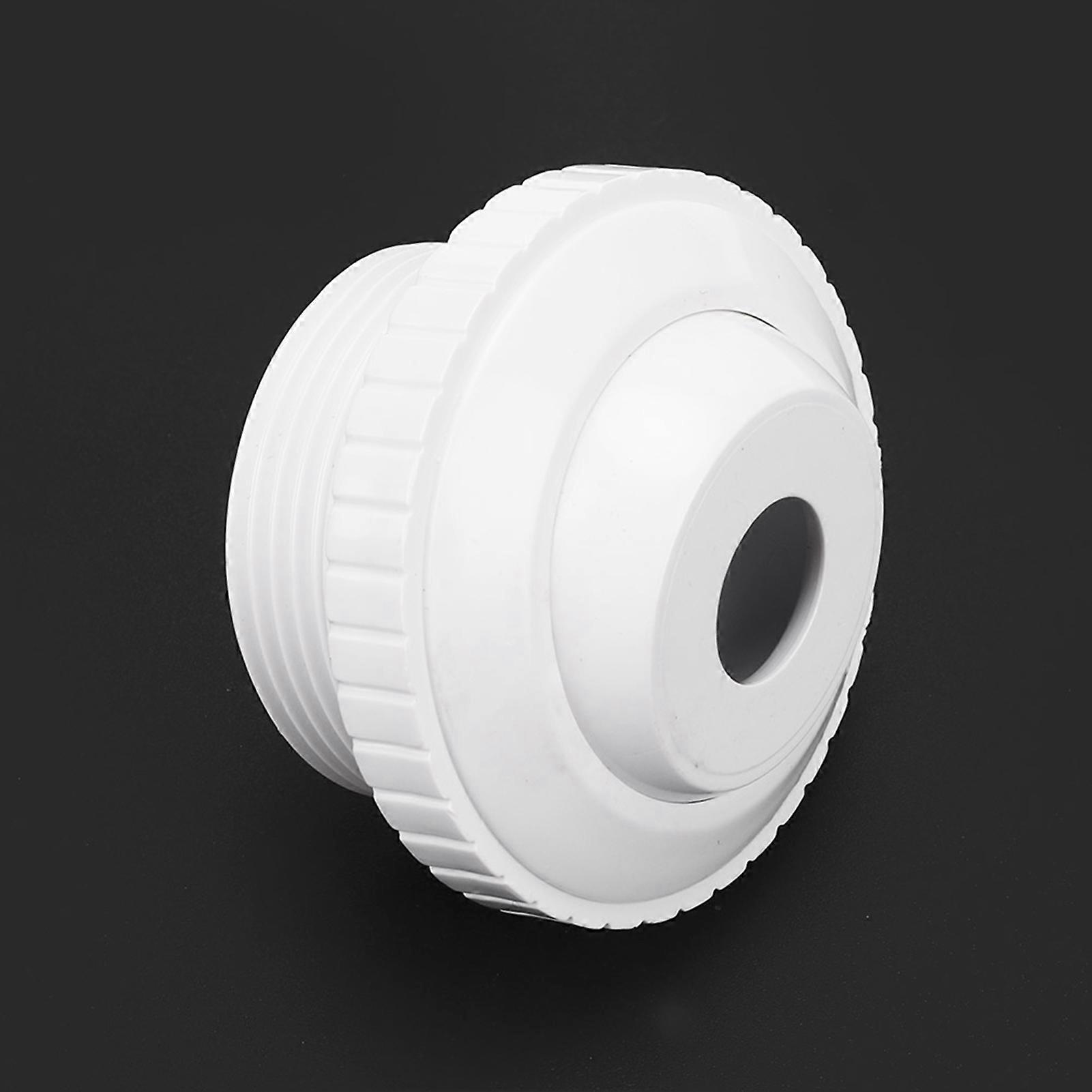 Swimming Pool Spa Jet Nozzle 1.5" Male Thread White 6.2cm