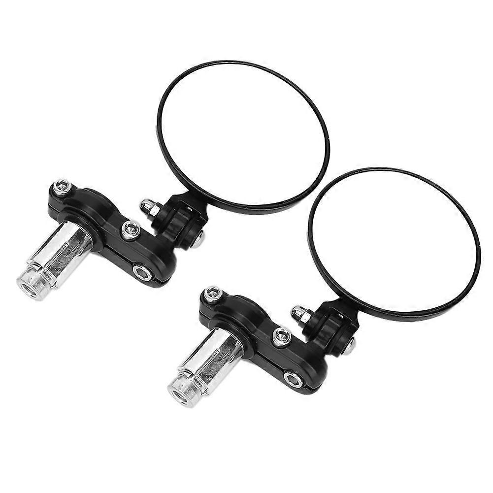 Rearview Mirror,2pcs Round Rearview Wing Wing Mirror Round Rearview Mirror Performance Driven