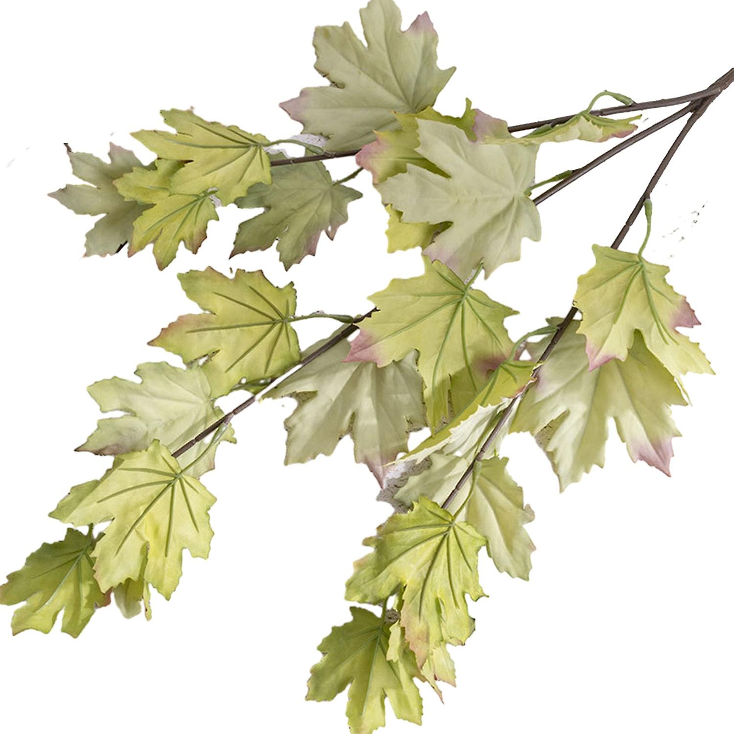 Artificial Maple Leaf Vibrant Color Simulation Plant Exquisite Realistic Maple Leaf for Home Party D