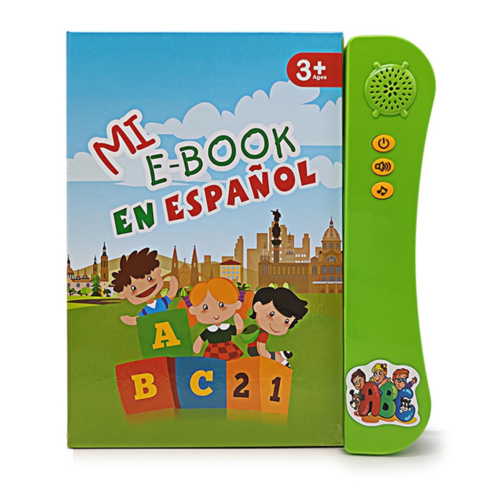 Spanish Finger Point Reading Books Educational Music Sound Learning Books for Kids Boys Girls