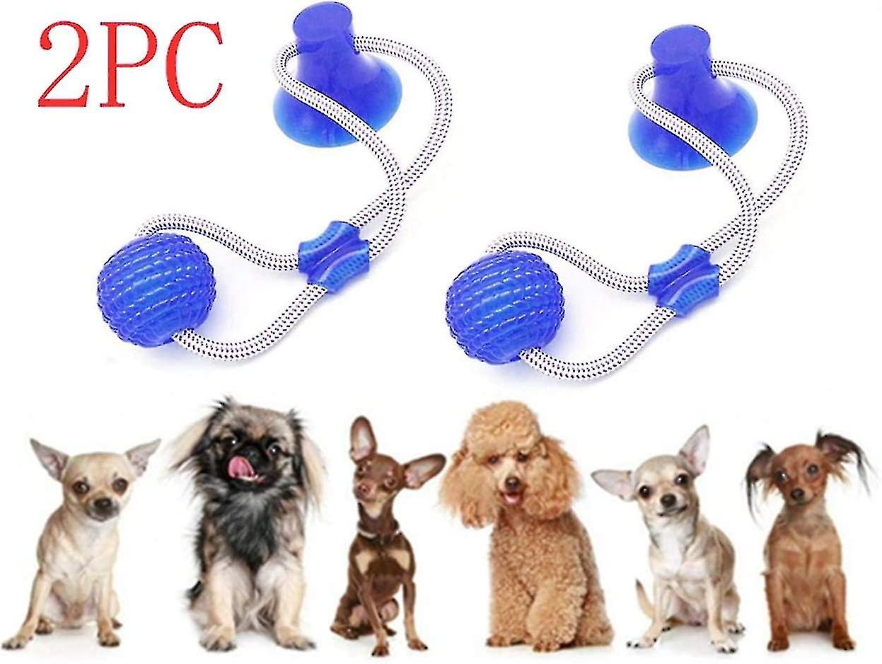 Jouet multifonction de morsure de molaire pour animaux de compagnie Jouet multifonction pour chiot Chien Mâcher Corde Boule Jouet Chien Dentaire (shikai)-YUHAO