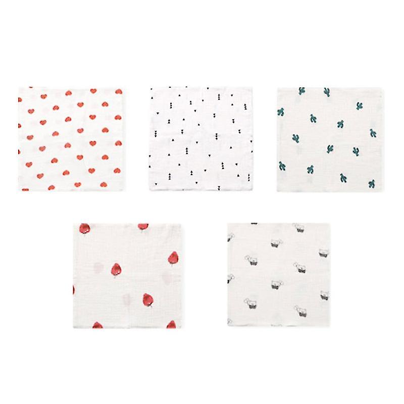 5pcs Baby Drool Bibs