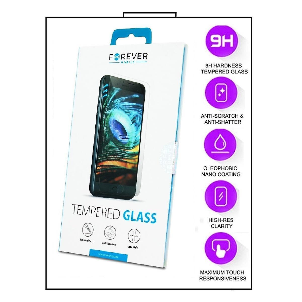 2er-Pack Motorola Moto E6s / E6i - FOREVER Displayschutzfolie aus gehärtetem Glas