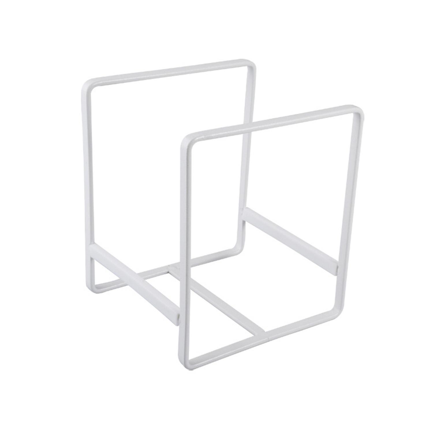 BoSaiD Practical Bowl Storage Rack Solid Compact Wrought Iron Rust-Free Plate Cups Stand for Kitchen