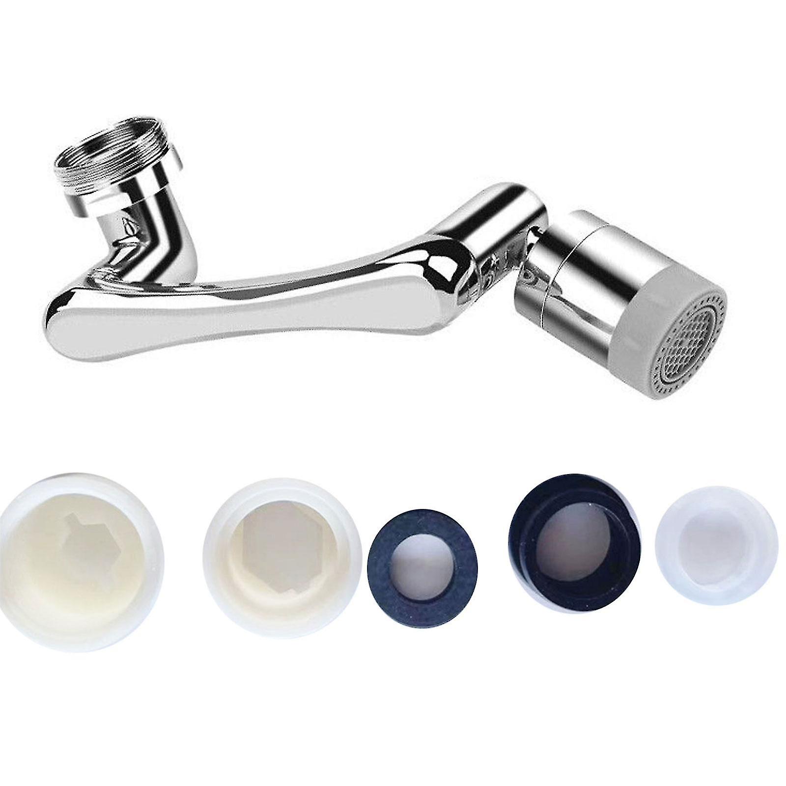 Faucet Extender Washbasin Multifunctional Anti-Splash Nozzle Water Arm Rotating Bubbler Head Mechanical