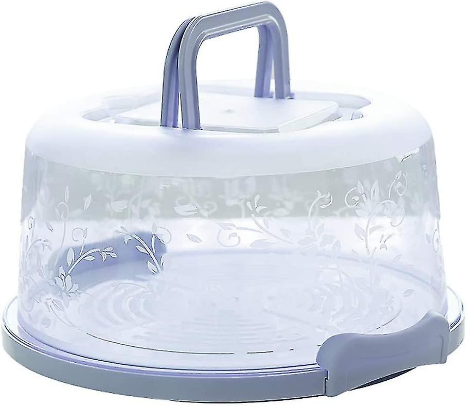Cake Carrier, Clear Plastic Cake Containers Portable Cake Box With  Handle Cake Gift