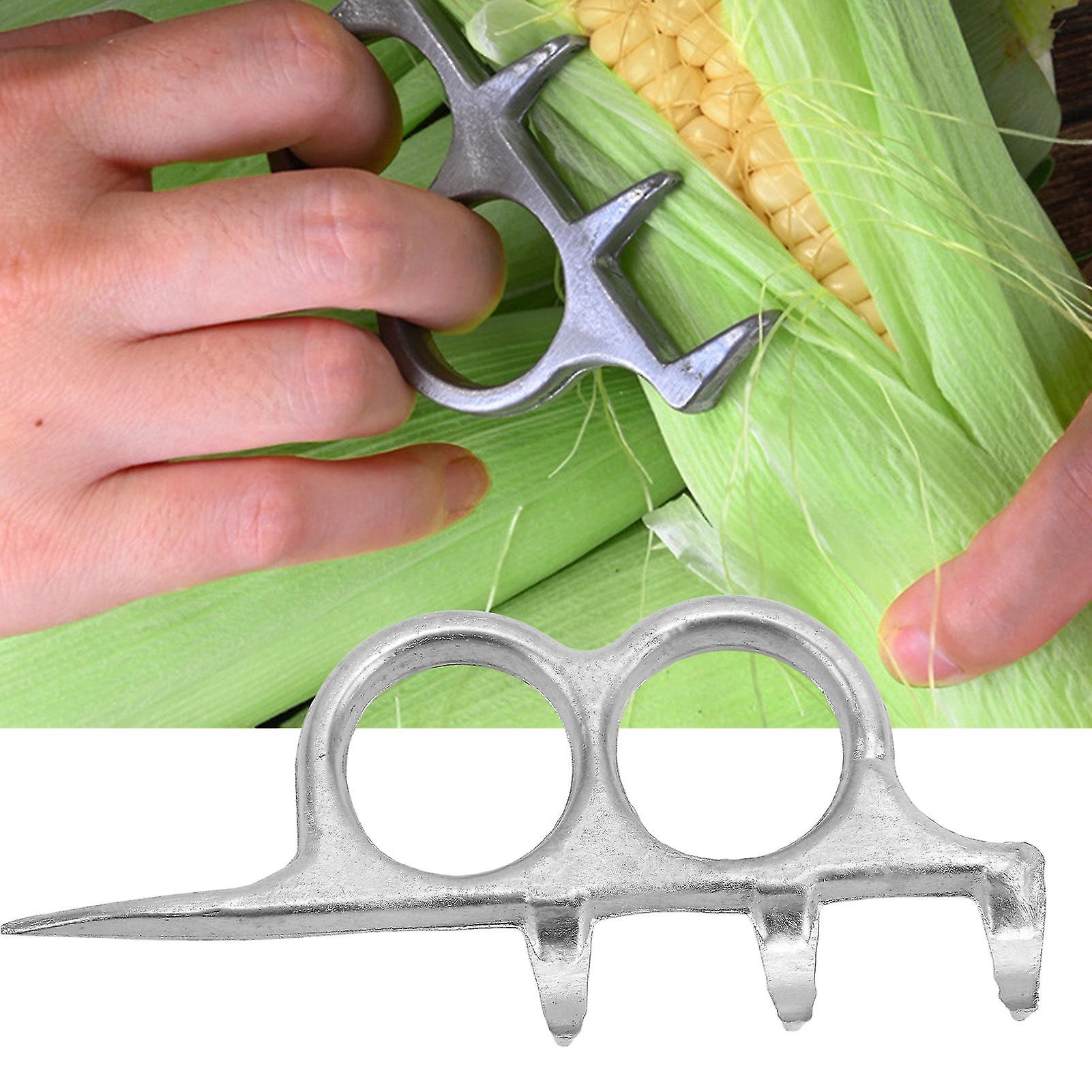 Aluminum Alloy Corn Quick Husker High Hardness Corn Peeling Tool Kitchen Gadgets