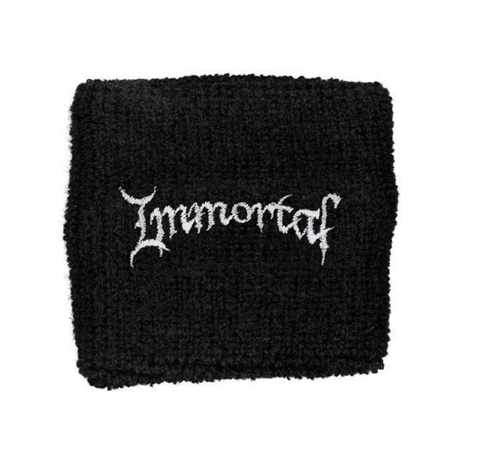 Immortal band Logo all shall fall New Official black Cotton Sweatband
