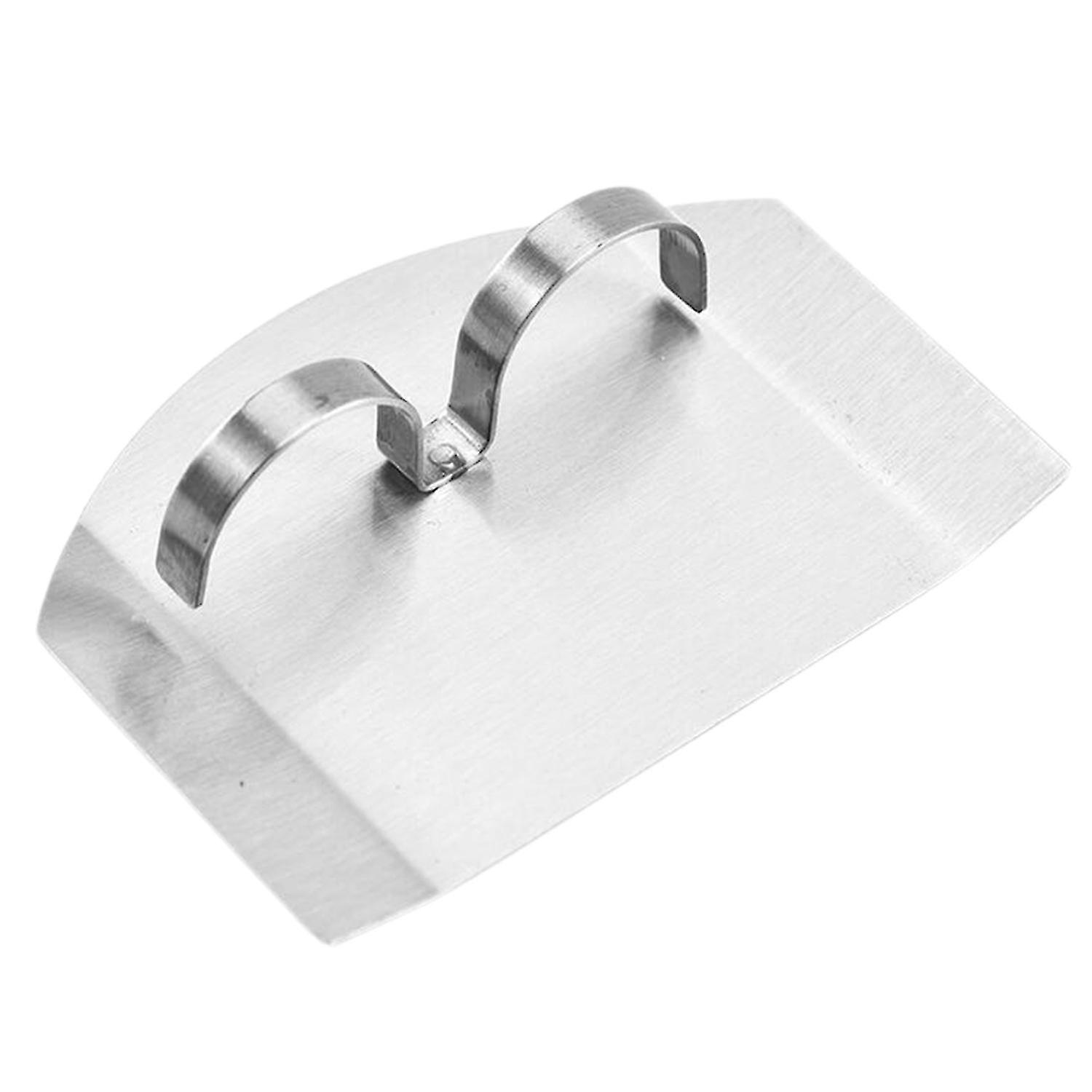 3 x Vegetable Cutting Stainless Steel Double Finger Protector Guard Kitchen Tool