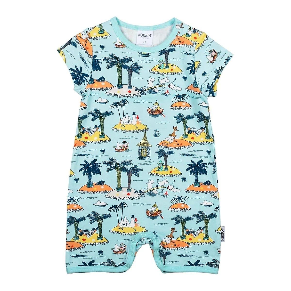 Mumin-Urlaubs-Playsuit hellblau