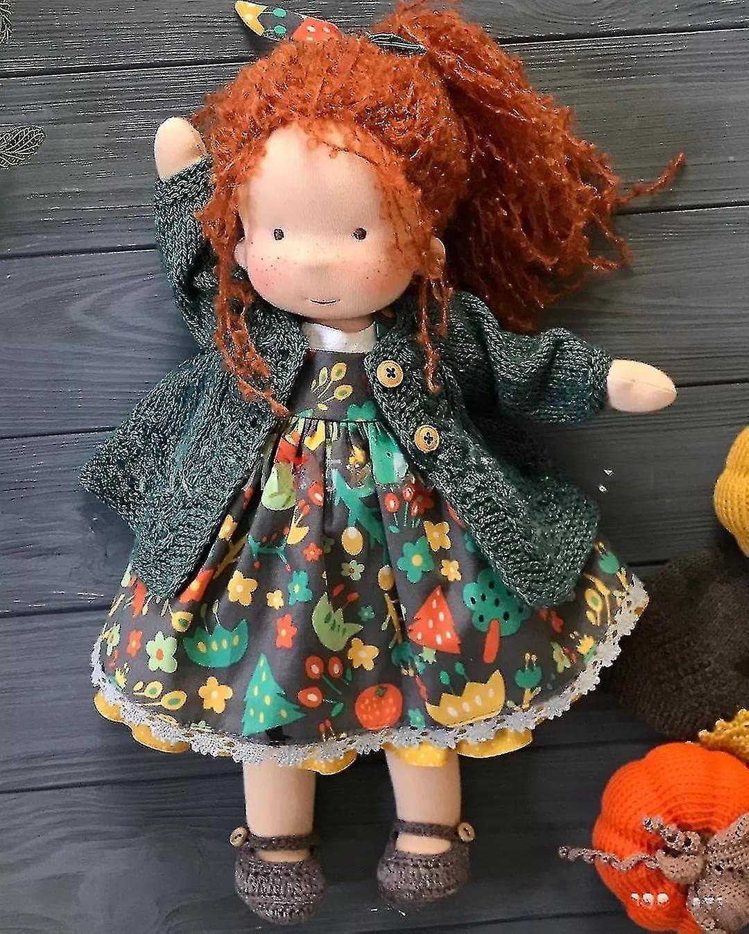 El Yapımı Waldorf Bebek, El Yapımı Örme Bebek, El Yapımı Peluş Bebek, Doğum Günü Hediyesi Kızlar