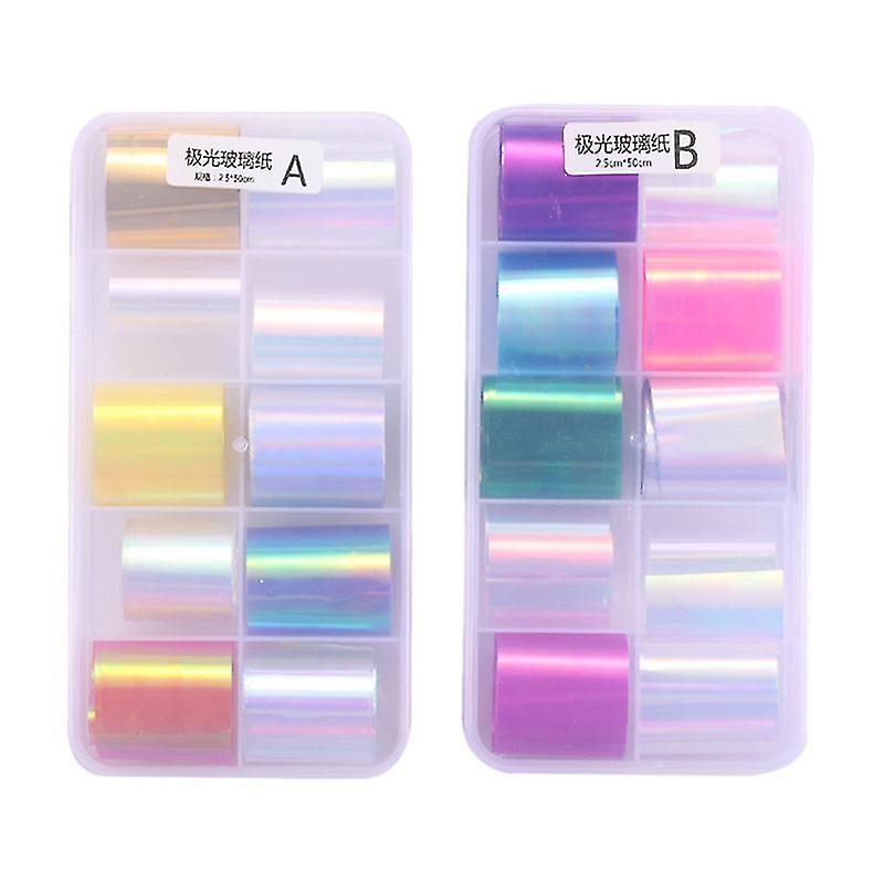 2set Shiny Nail Stickers