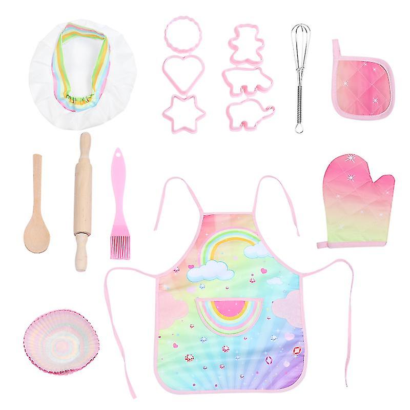1set Girl Baking Apron
