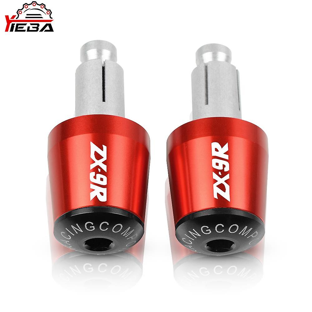 7/8" 22mm Motorcycle Handle Hand Bar Ends Handlebar Grip End Cap Plug For Kawasaki Zx9r Zx-9r 1998 1999 2000 2001 2002 2003 2004