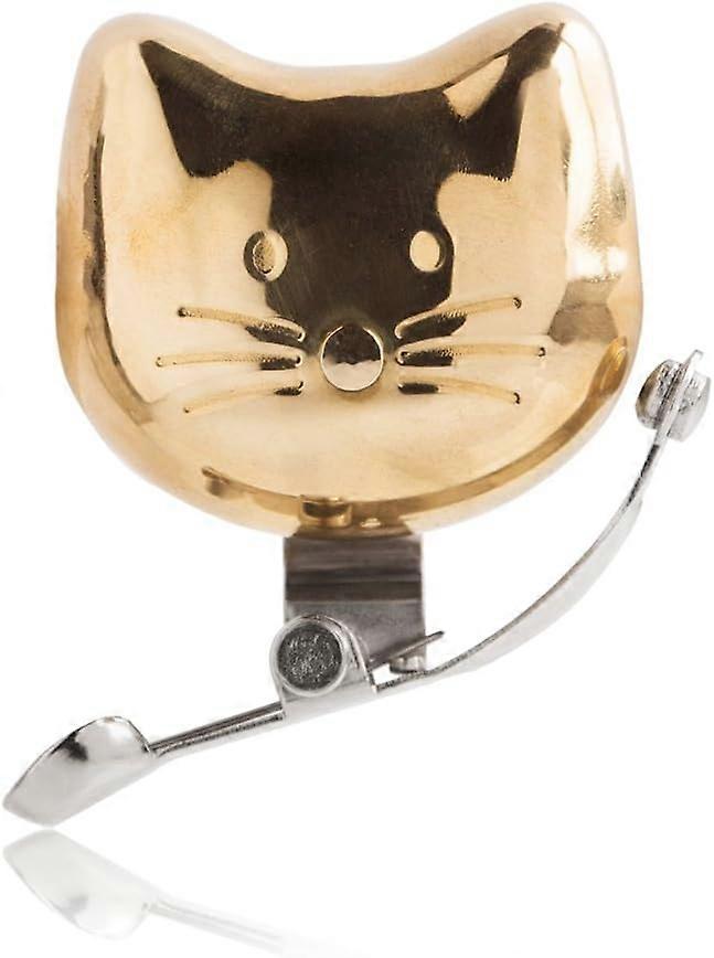 Bicycle bell, the bell sound is clear and loud, suitable for most bicycles, cat-shaped bell