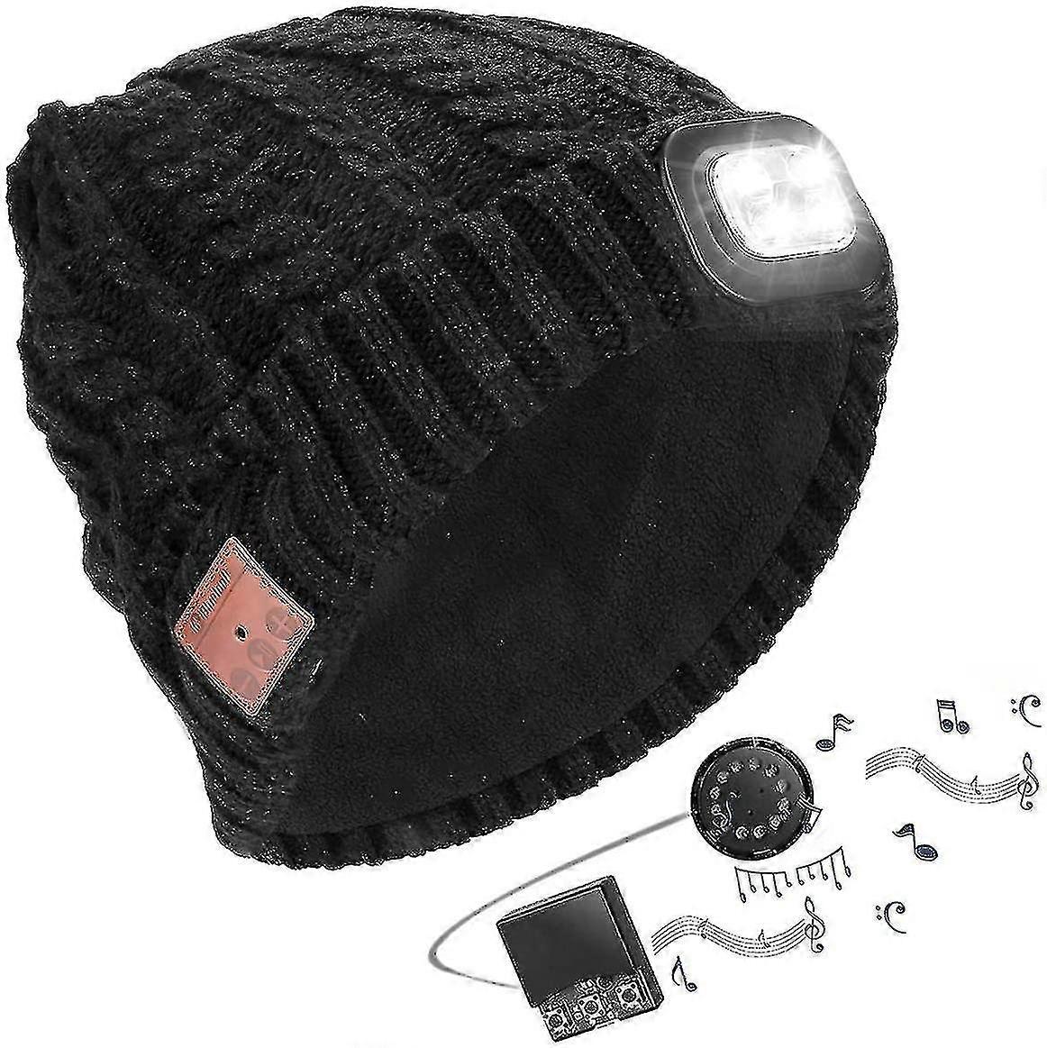 Wireless Tooth 5.0 Music Hat With Led Lamp Hands