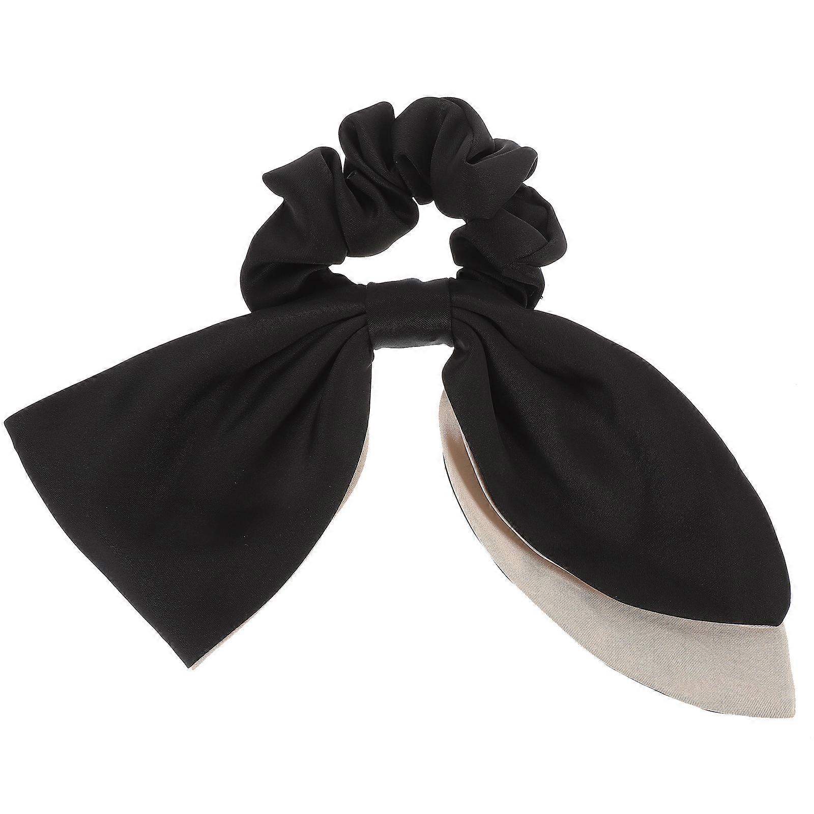 المرأة التعادل القوس الشعر Scrunchies في سن المراهقة الفتيات حامل ذيل الحصان حبل الشعر التبعي الشعر الكبير