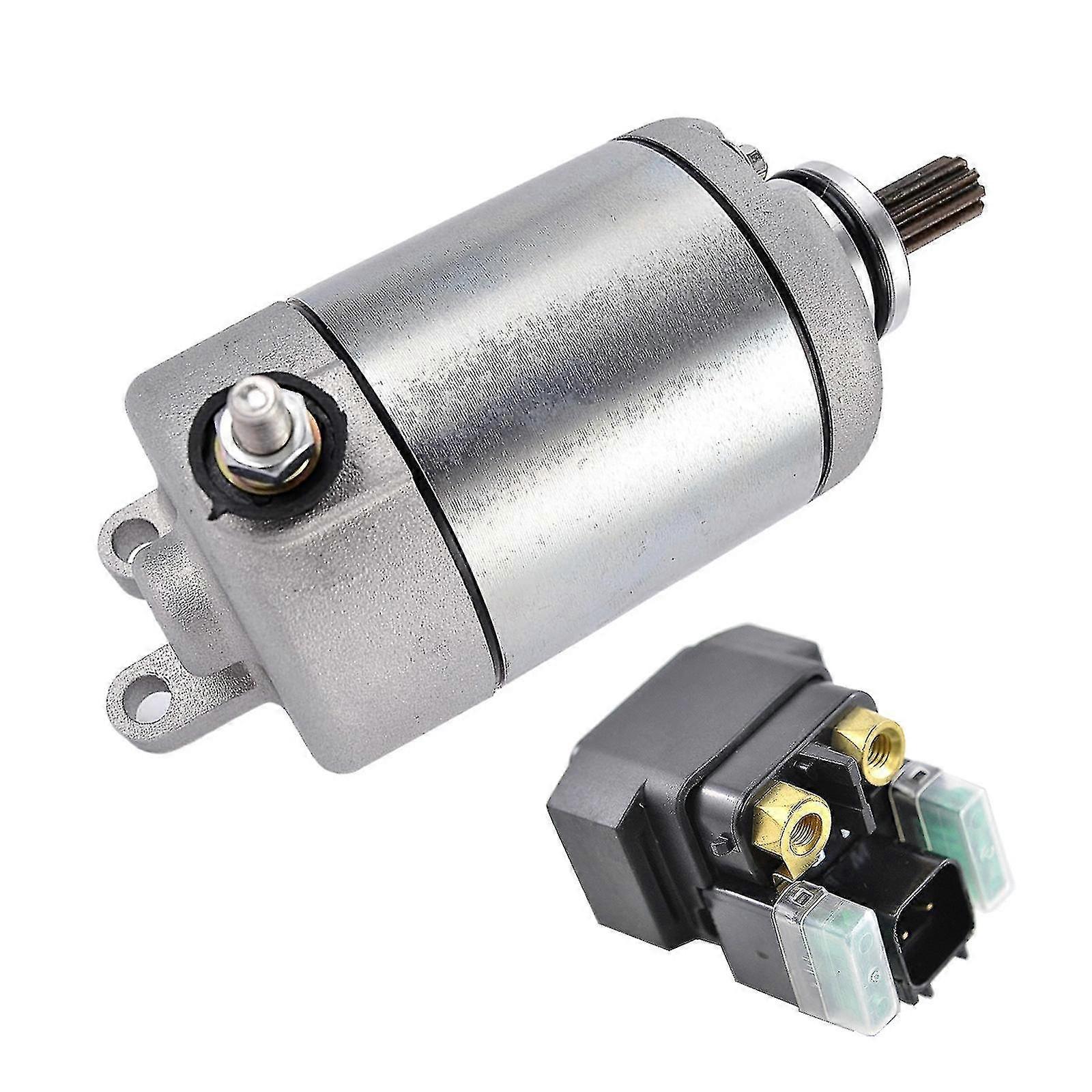 2C0-81890-00 2CR-81940-00 compatible YAMAHA Motorcycle YZF R6 YZF-R6 YZF600W YZFR6 RACE  2017-2023 Starter Motor and Relay Engine Set+